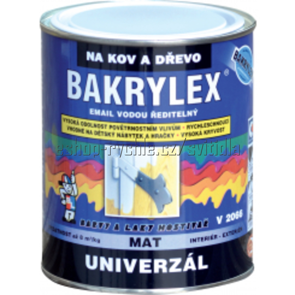 bakrylex email/0,7kg/černý