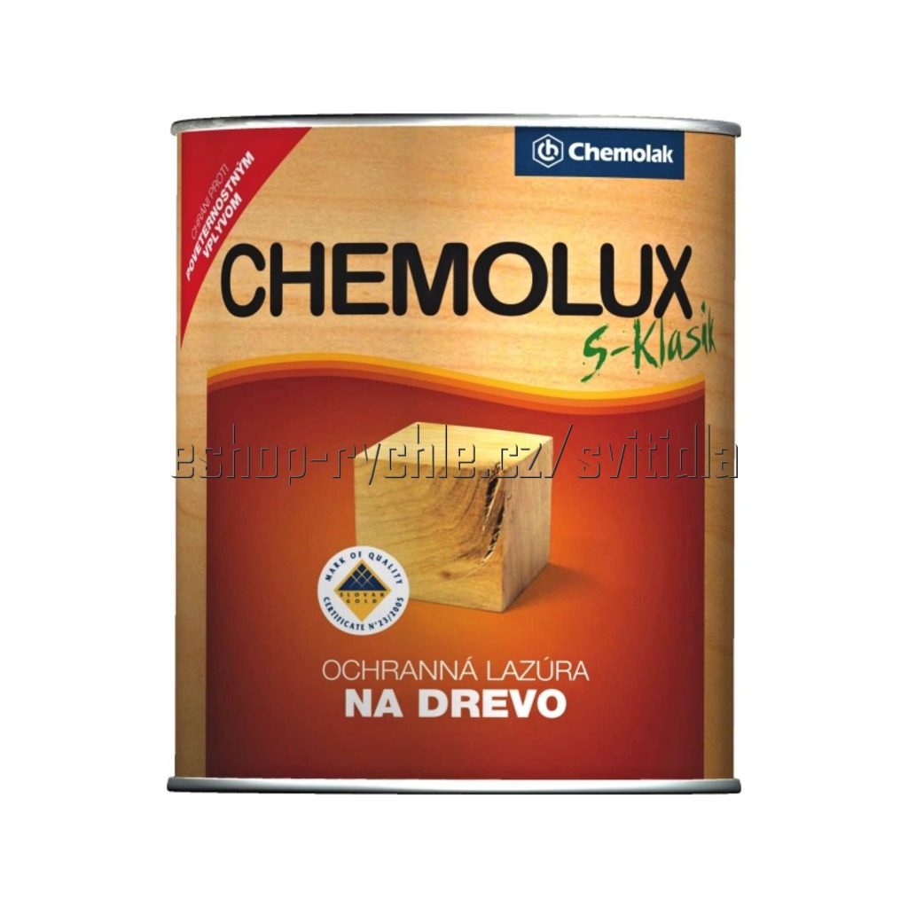 Chemolak Chemolux S Klasik 0,75L - červený smrk