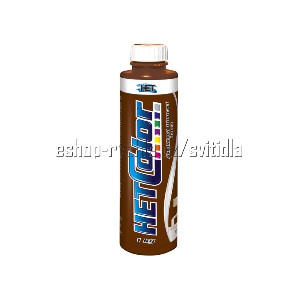 hetcolor tónovací tmavě hnědá 1kg