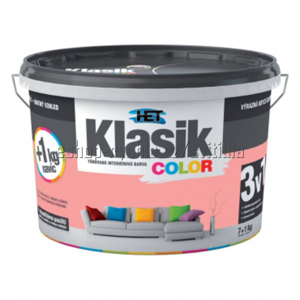 HET Klasik color lososový 0828 7+1kg