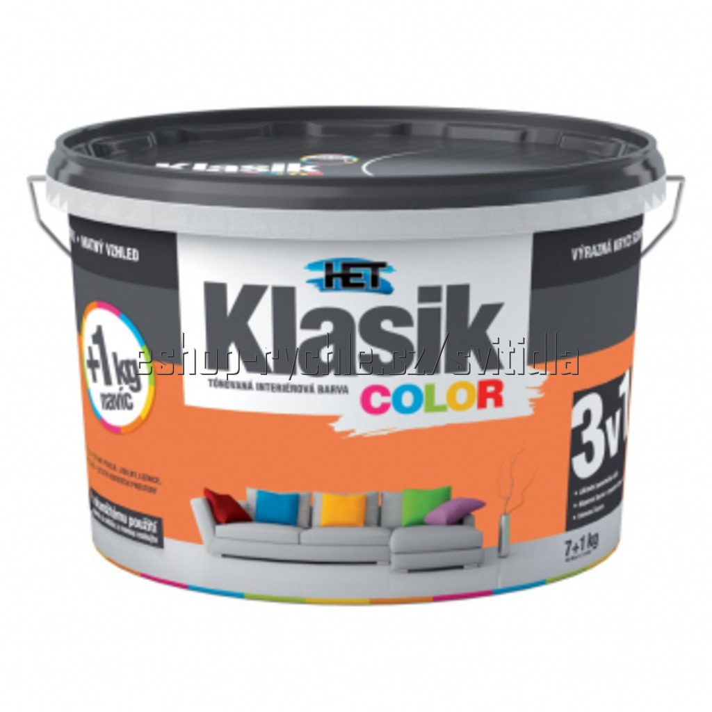 HET Klasik color oranžová pastel 0747 7+1kg