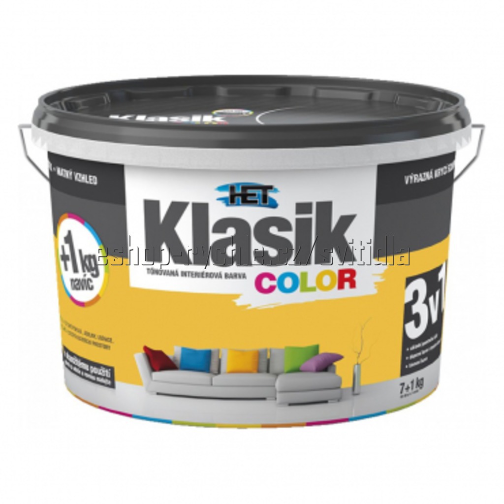 HET Klasik color žlutý 0628 7+1kg