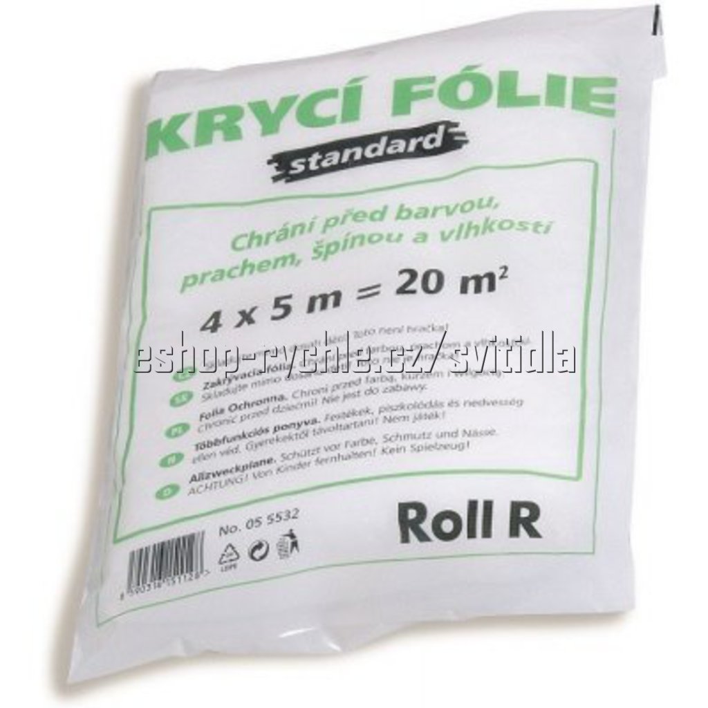 krycí folie 4x5m