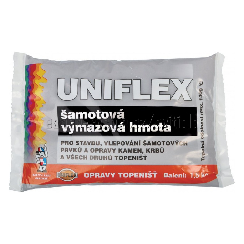 šamotová výmazová hmota uniflex 1,5kg