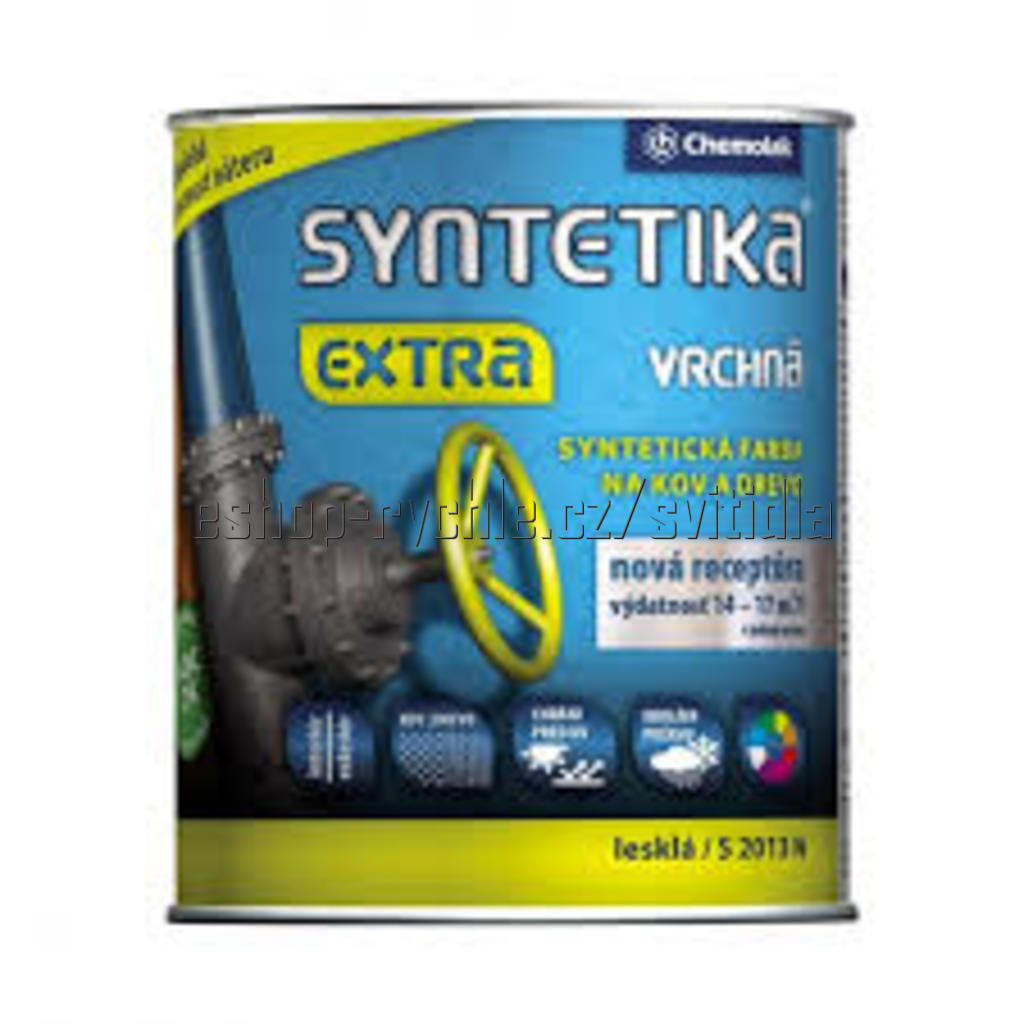 syntetika vrchní extra/0,75l červenohnědá