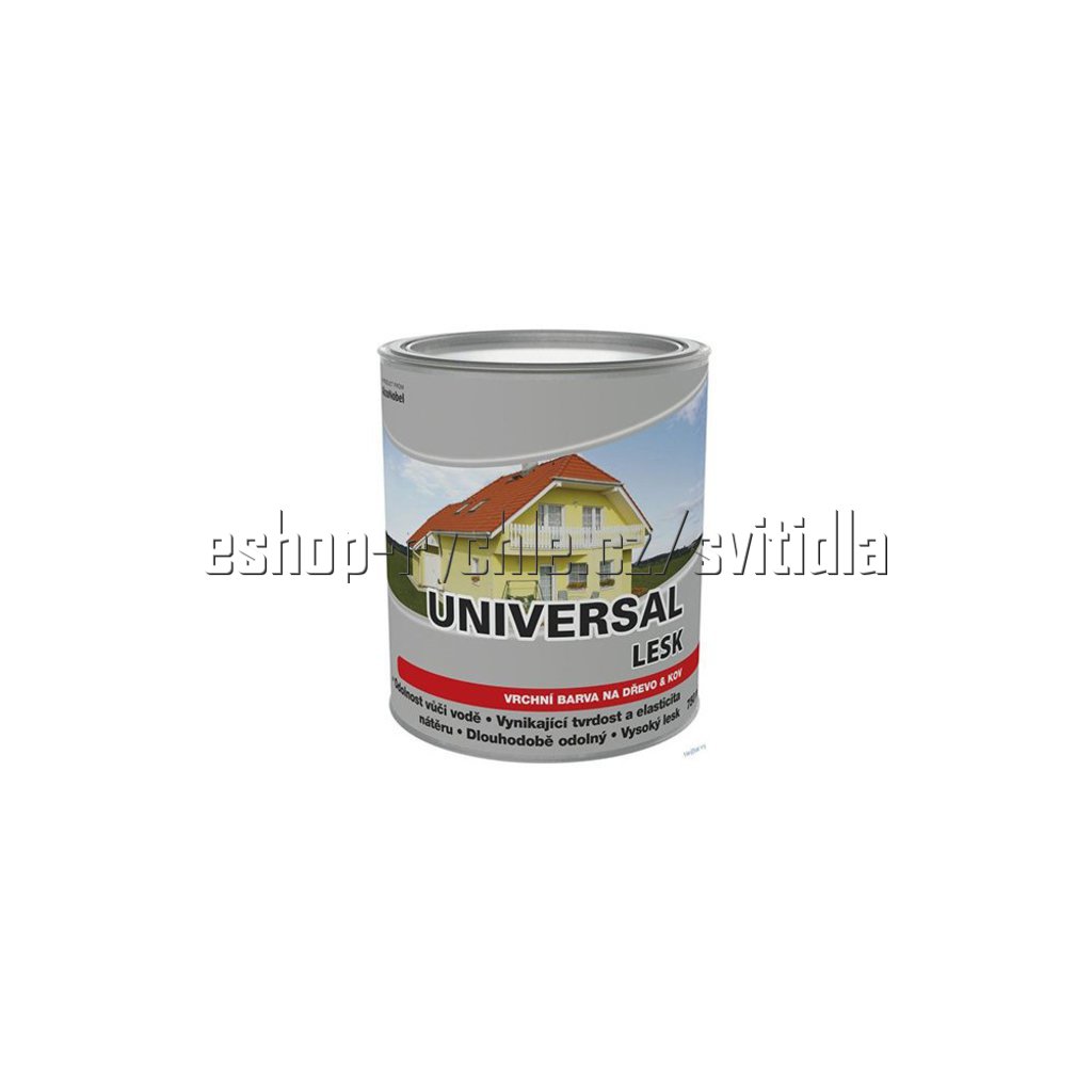DULUX universal lesk šeď pastelová 0,75l